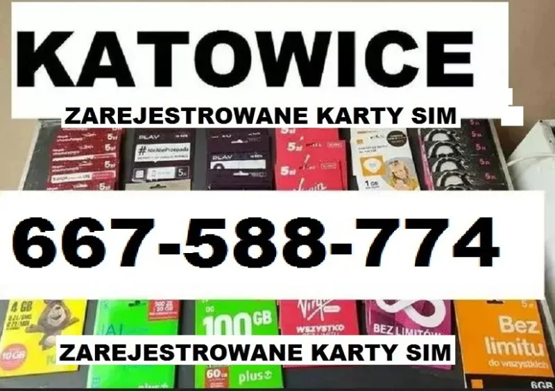 KARTY SIM ZAREJESTROWANE STARTERY KARTA STARTER ANONIM DETAL AKTYWNE GSM