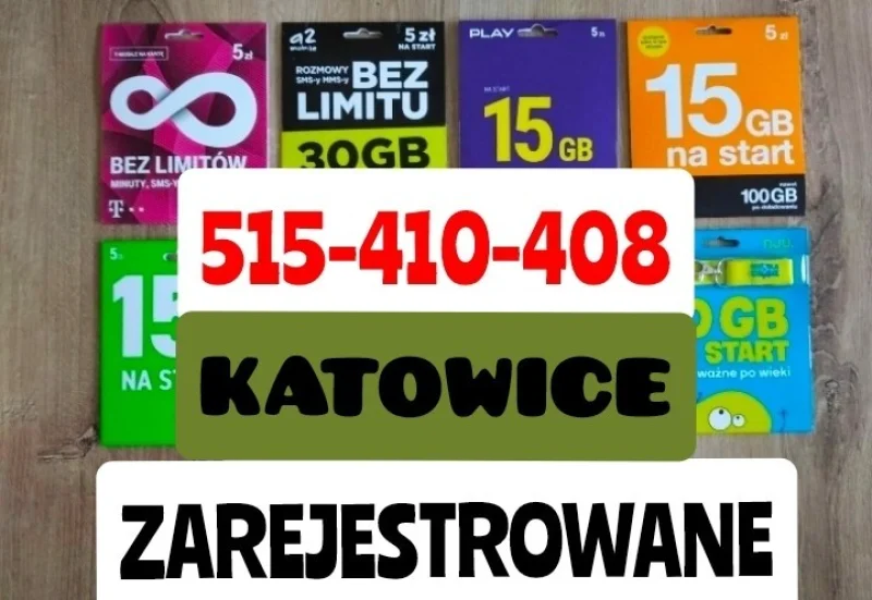 AKTYWNE KARTY - ZAREJESTROWANE KARTY SIM - REJESTRACJA KART 20 zł 